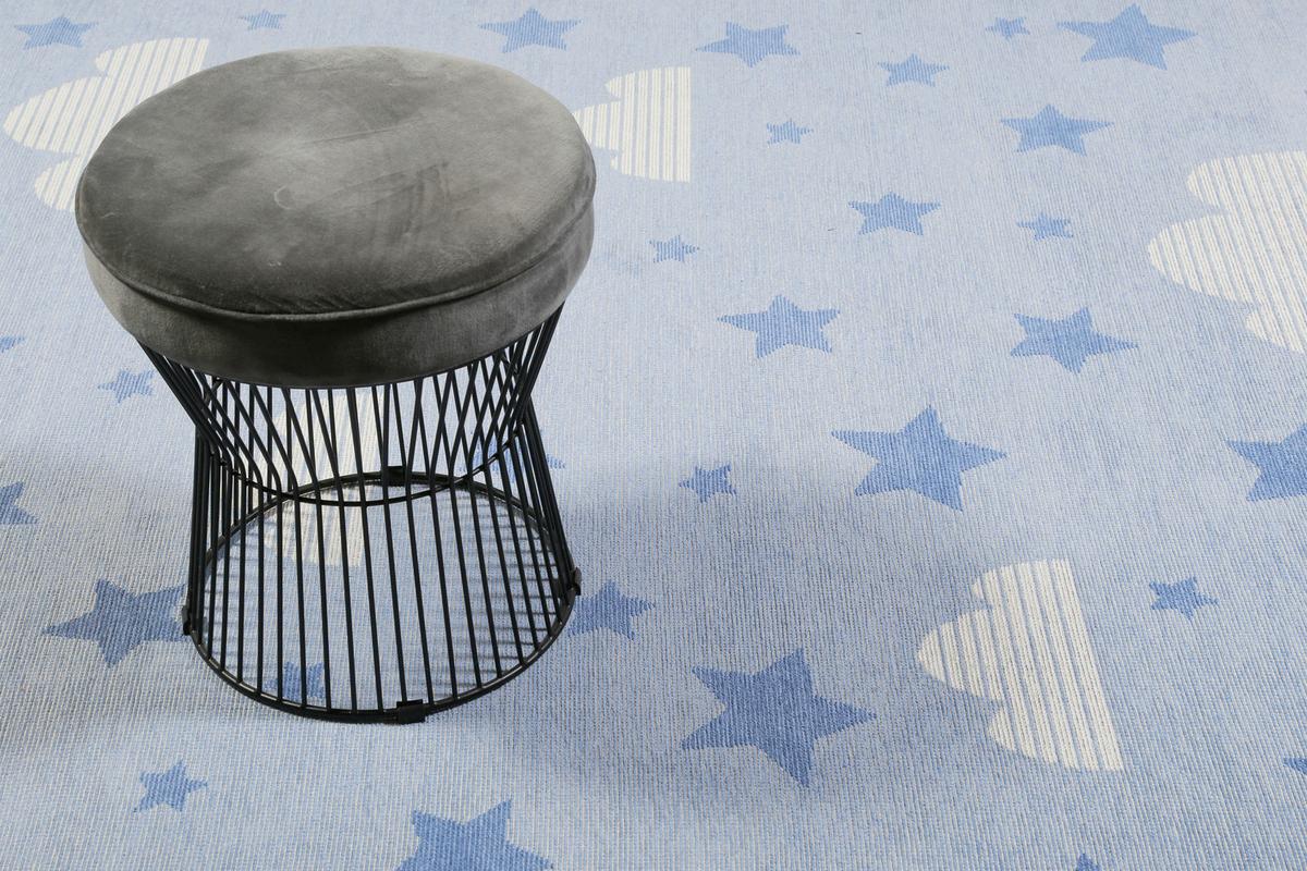 Kinderteppich Blau, Bxl: Ca. 160x230 Cm - Blau/Pastellblau, Trend, Textil (160/230cm) - Esprit