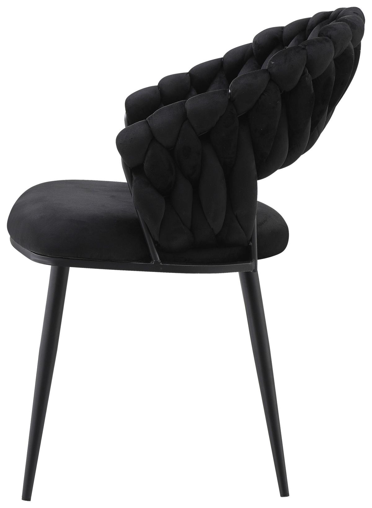 SADA ŽIDLÍ S PODRUČKAMI FINESSE 125 - černá, Design, kov/plast (61/82/60cm) - Kayoom