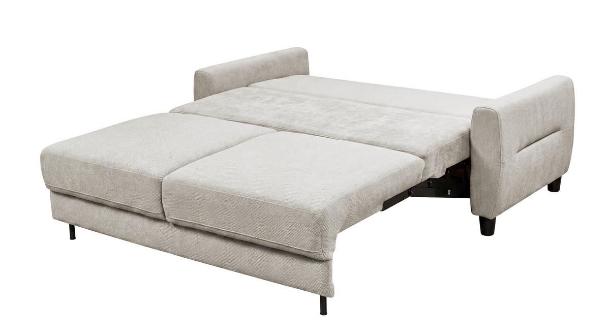 Schlafsofa Rio Perlmutt B: 192cm - Perlmutt/Schwarz, MODERN, Textil (192/83/99cm) - MID.YOU