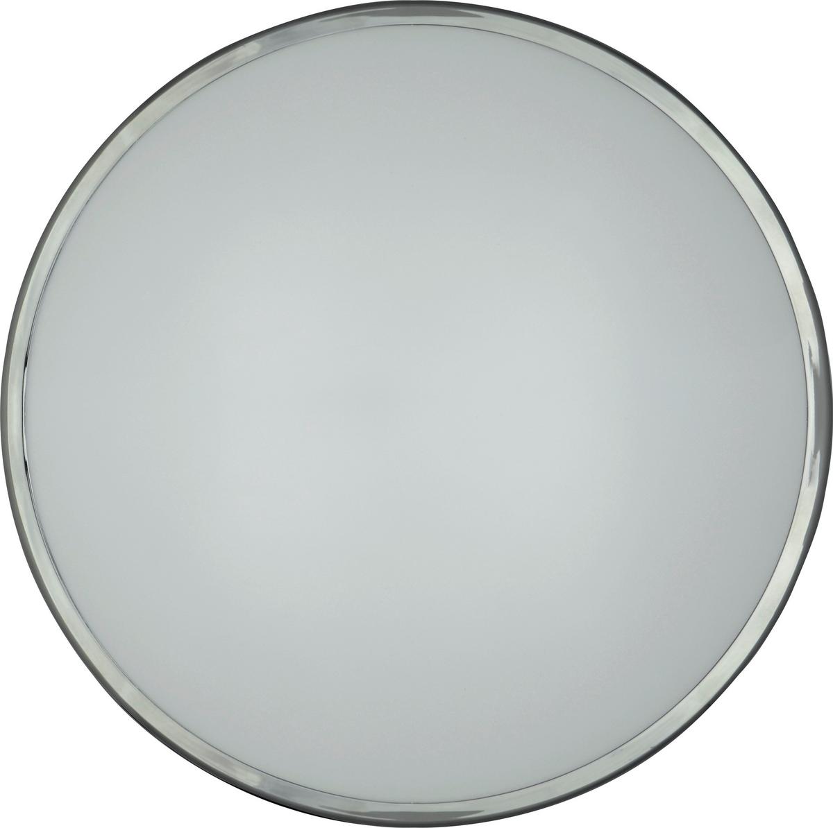 Led-deckenleuchte Ø 33 Cm, Mit Farbtemperaturwechsler - Chromfarben, Basics, Kunststoff/Metall (33/5,7cm)