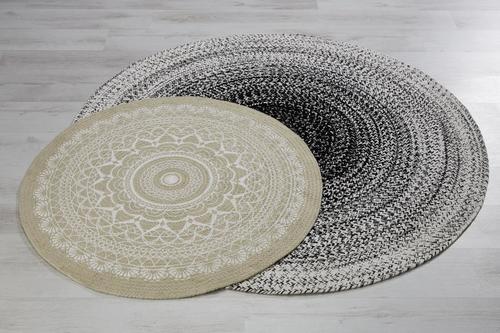 Hladko Tkaný Koberec Mila, 100cm, Svetlohnedá - svetlohnedá, textil (100cm) - Modern Living