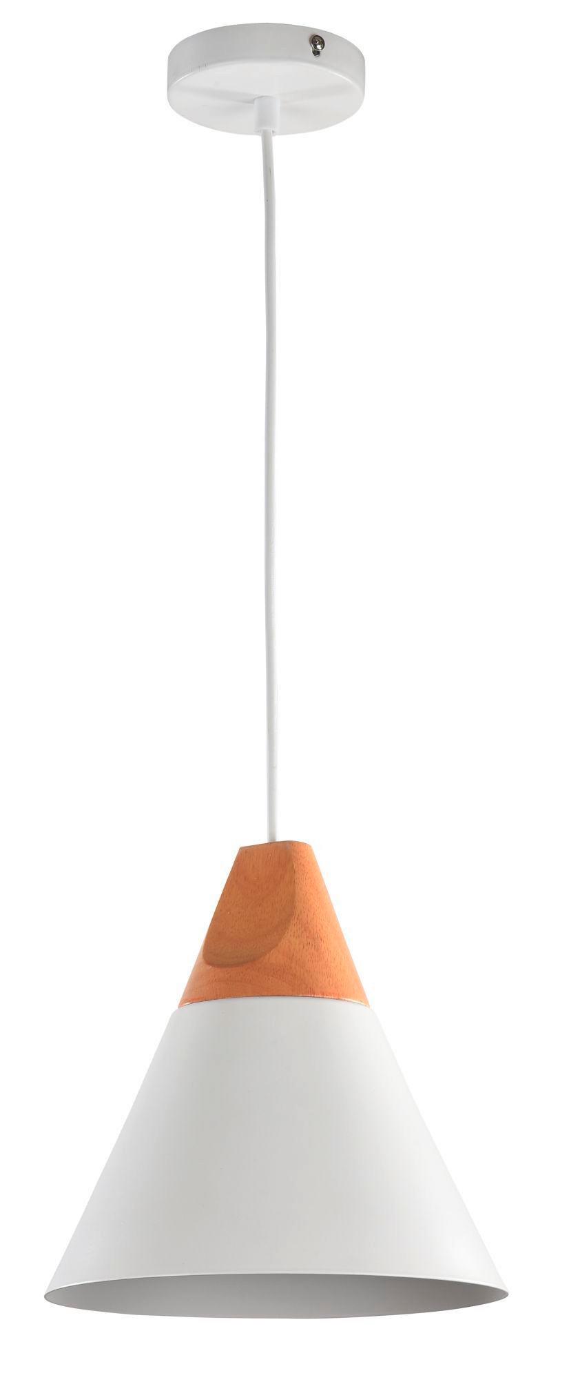 Pendelleuchte Bicones - Weiß, Trend, Holz/Metall (22/13.7cm) - MAYTONI