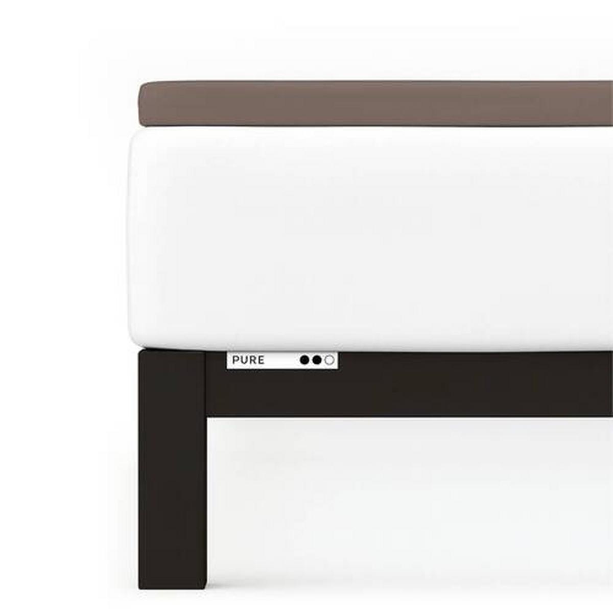 Topper-spannleintuch Pure Topper - Taupe, Basics, Textil (180-200/200-220cm) - Schlafgut