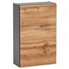Hängeschrank Kopenhagen B: 40 cm Graphit.-Eichefarben - Eichefarben/Graphitfarben, KONVENTIONELL, Holzwerkstoff (40/64/20cm) - Held