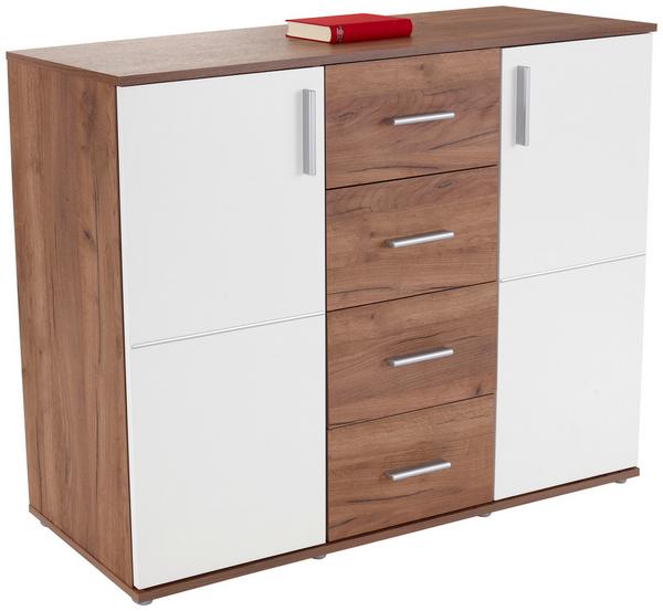 Kommode mit 2 Drehtüren und 4 Schubladen kaufen