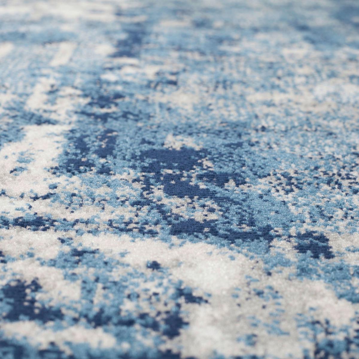Teppich Dunkelblau B: 170 cm - Blau, Basics, Textil (170/120cm)