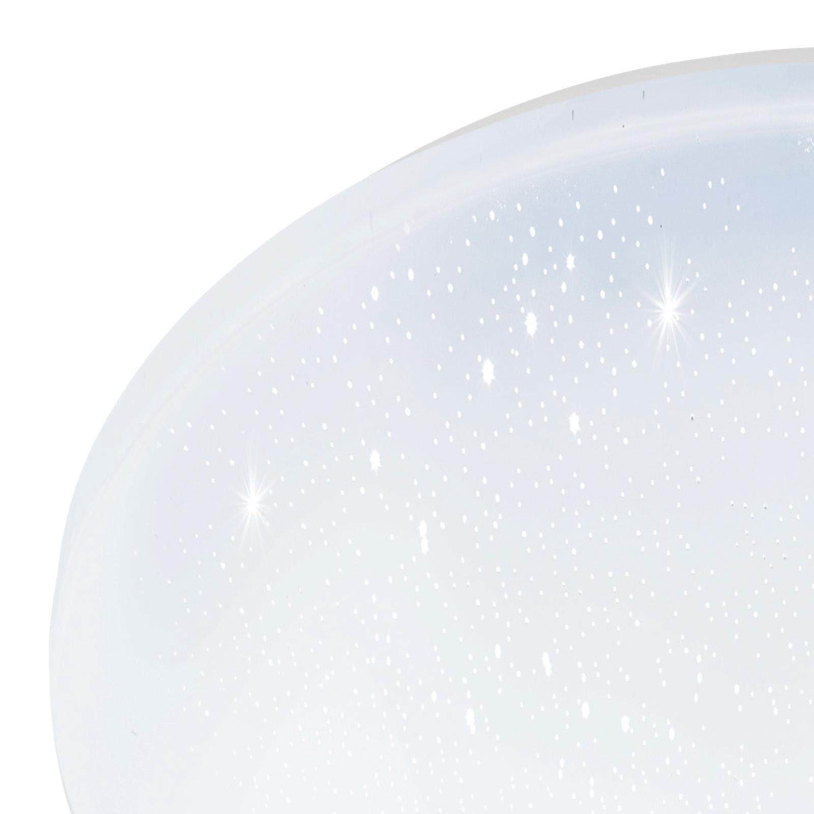 LED-Deckenleuchte Pogliola-S Ø 31 cm mit Sternenhimmel - Weiß, Basics, Kunststoff/Metall (31/5,5cm)