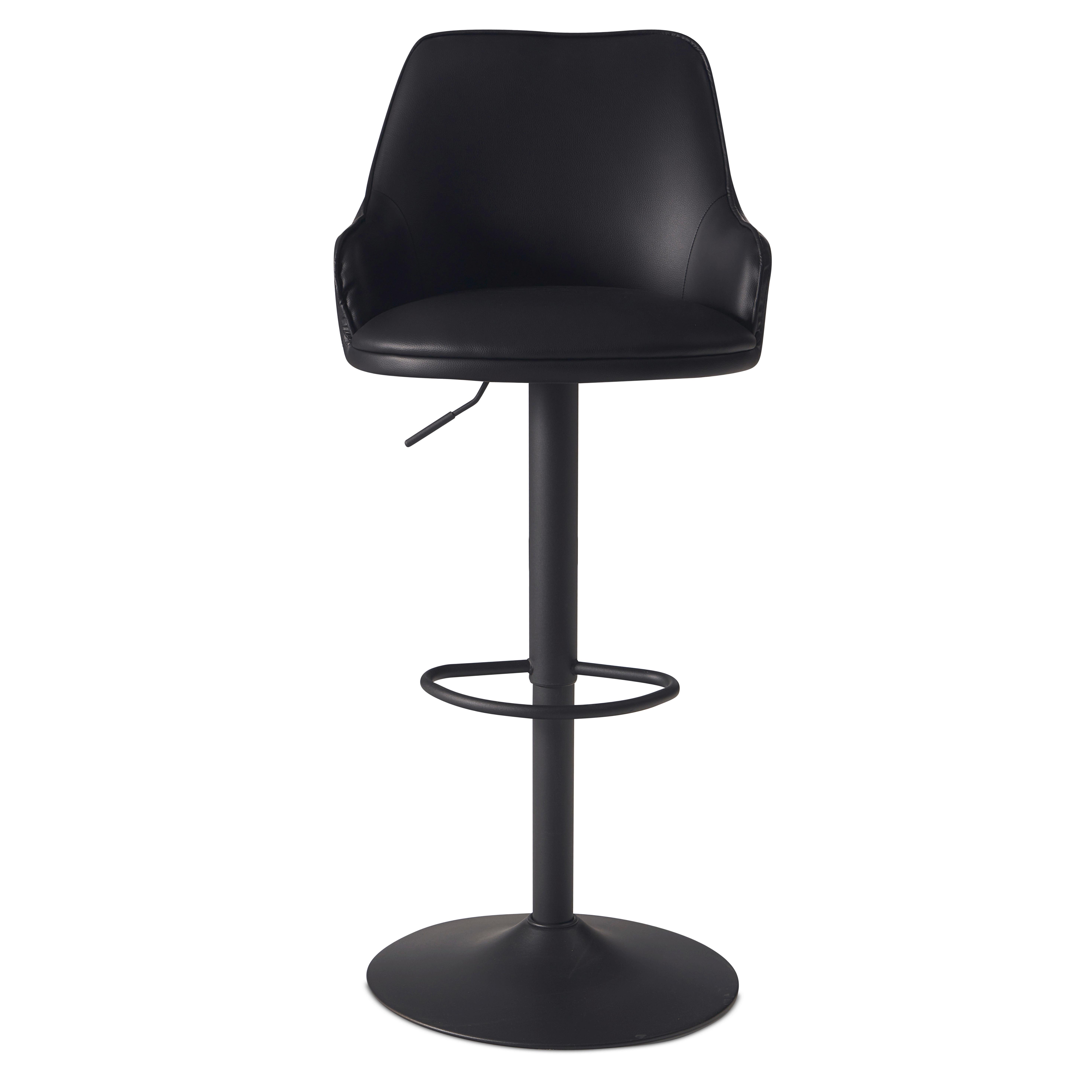 Barhocker Schwarz, B: 45 cm