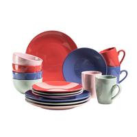 KOMBISERVICE SERIE INODA HUMAN AURA - Lila/Rot, MODERN, Keramik (35/28,5/22cm) - Mäser