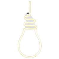 LED-Dekoleuchte Eloise - Weiß, KONVENTIONELL, Kunststoff (35/14,5/1,7cm) - Luca Bessoni