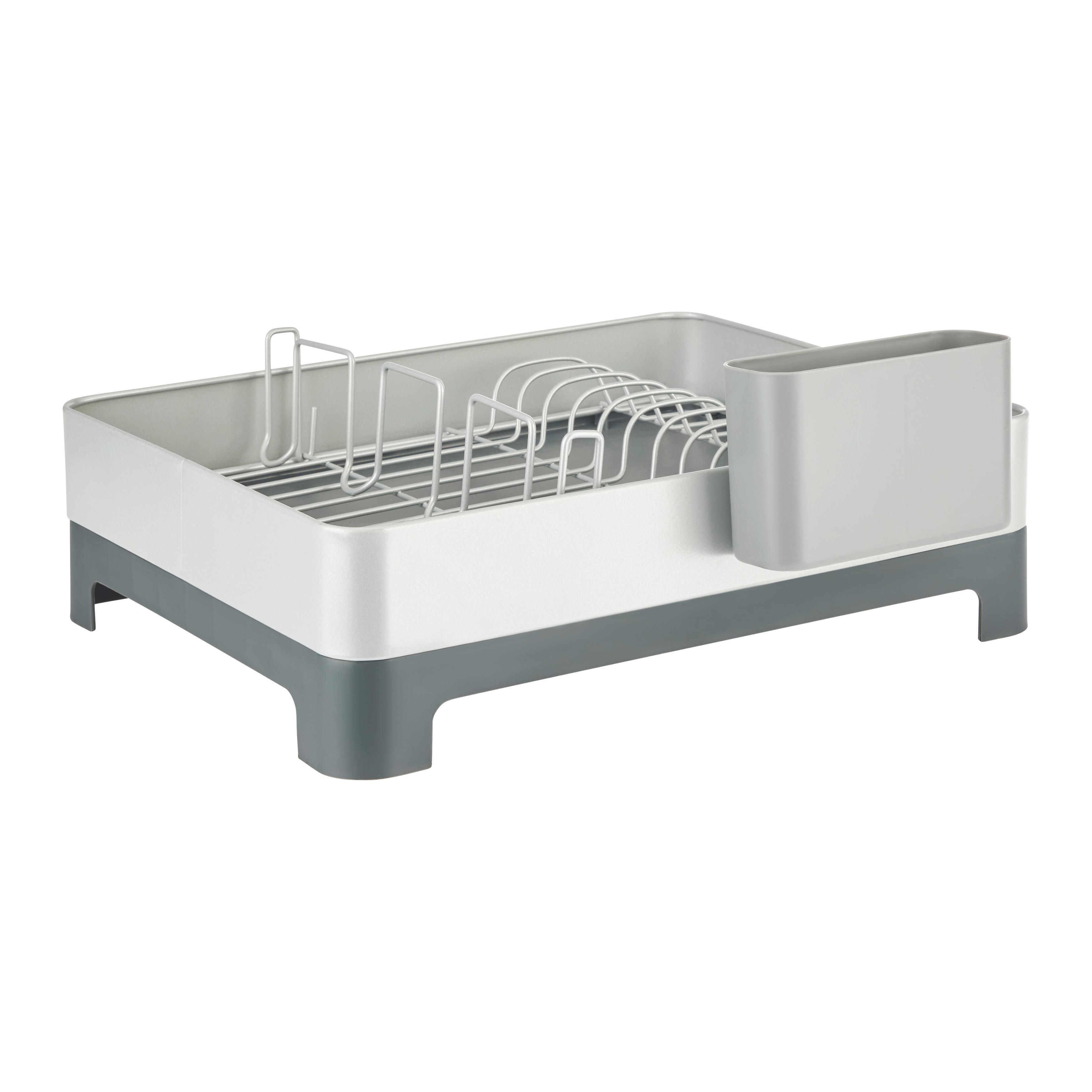 Odkapávač na nádobí MICHAEL - šedá, Moderní, kov/plast (49/32/16,6cm) - Mömax