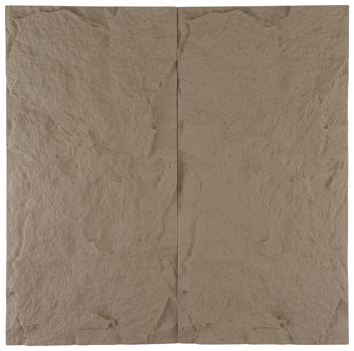 Wandpaneel Bergamo Beige B: 120 cm - Beige, MODERN, Kunststoff (120/60/3cm)