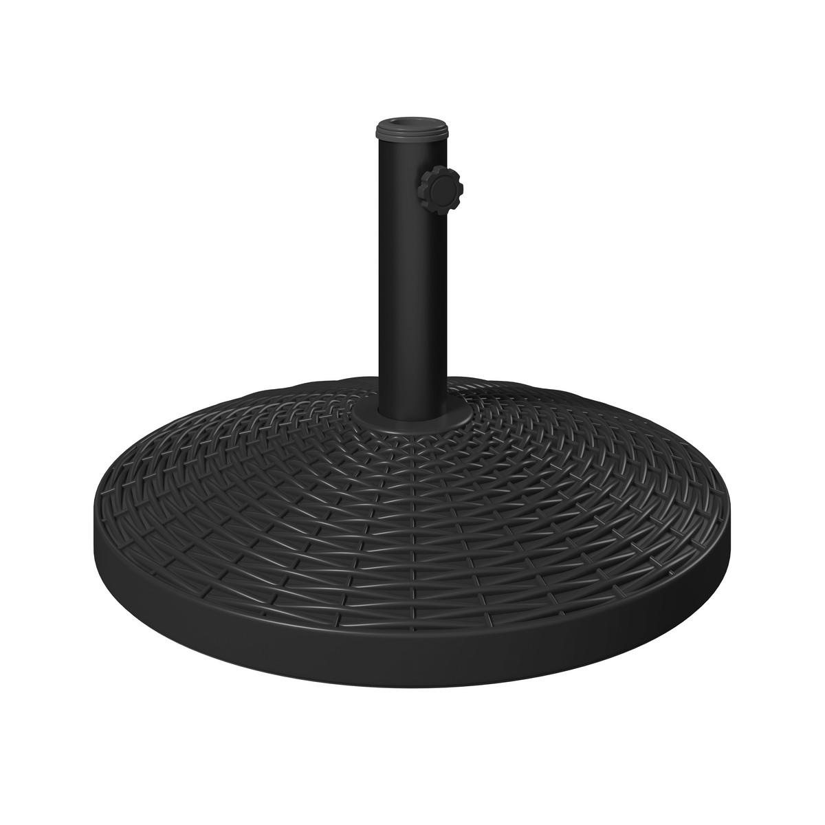 STOJAN NA SLNEČNÍK IGI - čierna, Basics, plast/kameň (50/34cm) - Mömax