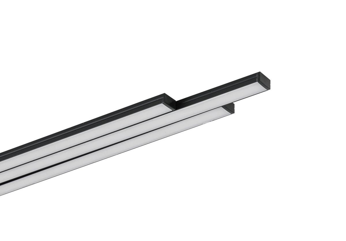 LED SVĚTELNÝ BOX NUMIK - černá, Moderní, plast (50/75/1,3/0,7cm) - Mömax