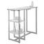 Bartisch Pablo 1 L: 120cm Eiche/Schwarz - Eichefarben/Schwarz, Design, Holz/Metall (120/50/105cm) - MID.YOU Bartisch Pablo 1 L: 120cm Eiche/Schwarz - Eichefarben/Schwarz, Design, Holz/Metall (120/50/105cm) - MID.YOU