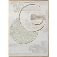 OBRAZ NA PLÁTNE ECLIPSE - béžová, Basics, drevo/textil (70/100cm)