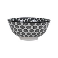 Miska na cerálie SHIVA - bílá/černá, Lifestyle, keramika (15,5/7cm) - Mömax