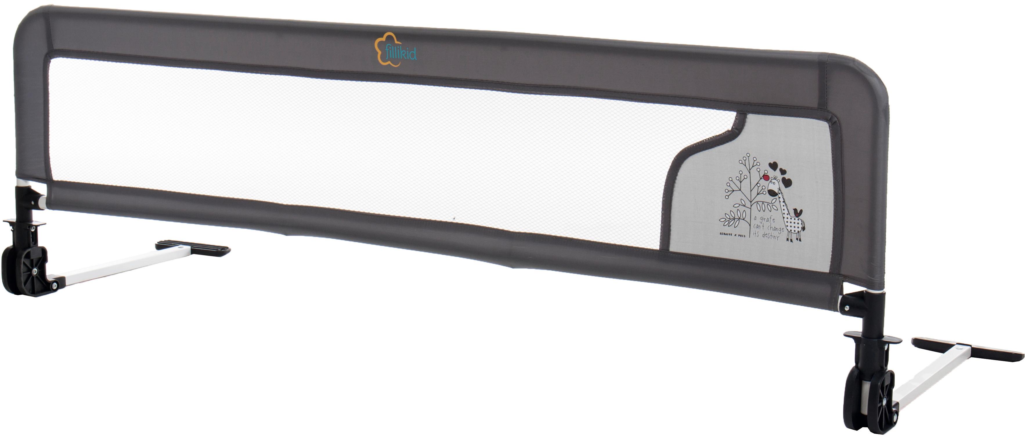 Rausfallschutz 290nlsp-41 Kunststoff 135 cm Bettgitter - Grau, KONVENTIONELL, Kunststoff (135cm) - Fillikid