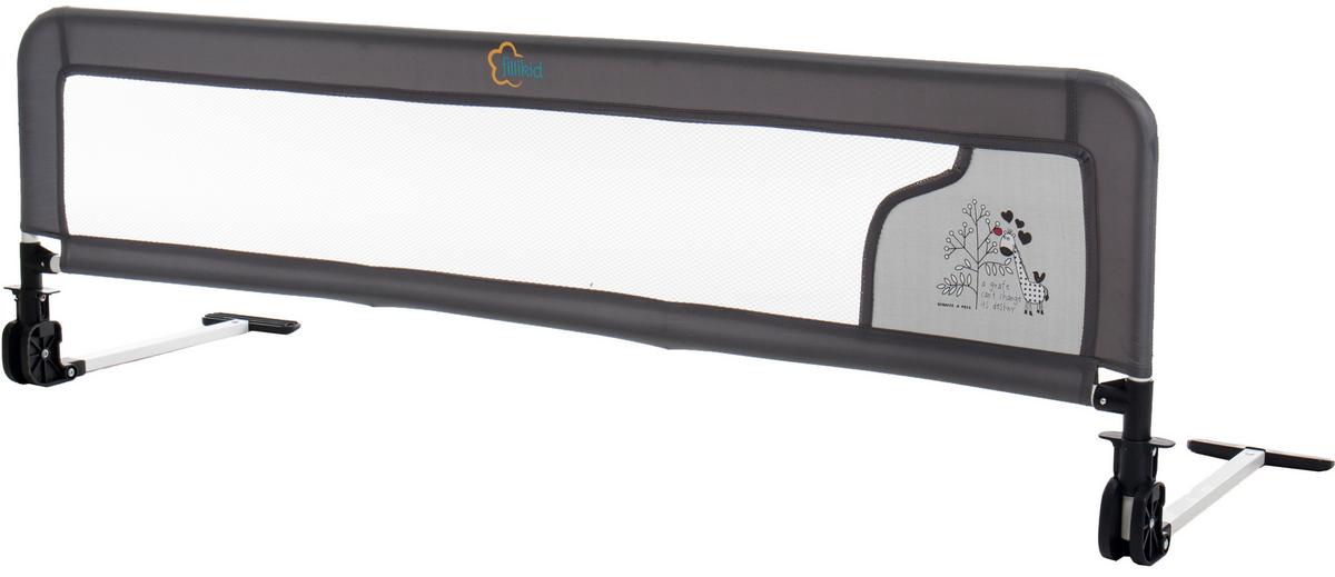 Rausfallschutz 290nlsp-41 Kunststoff 135 cm Bettgitter - Grau, KONVENTIONELL, Kunststoff (135cm) - Fillikid