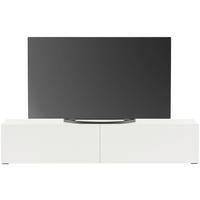Tv-elem Otis - magasfényű fehér, Modern, faalapú anyag (180/37/31,6cm)