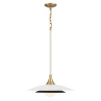Led Függeszték Qn-Welsh-P-Wht - fehér, Konventionell, üveg/fém (46/75cm) - Elstead Lighting