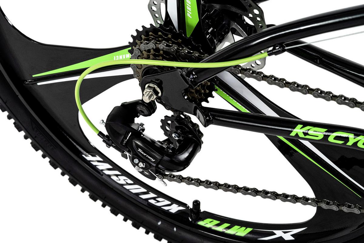 Mountainbike Fully 26 Zoll Bliss 21 Gänge - Schwarz, Basics, Metall (180/100/70cm) - KS Cycling