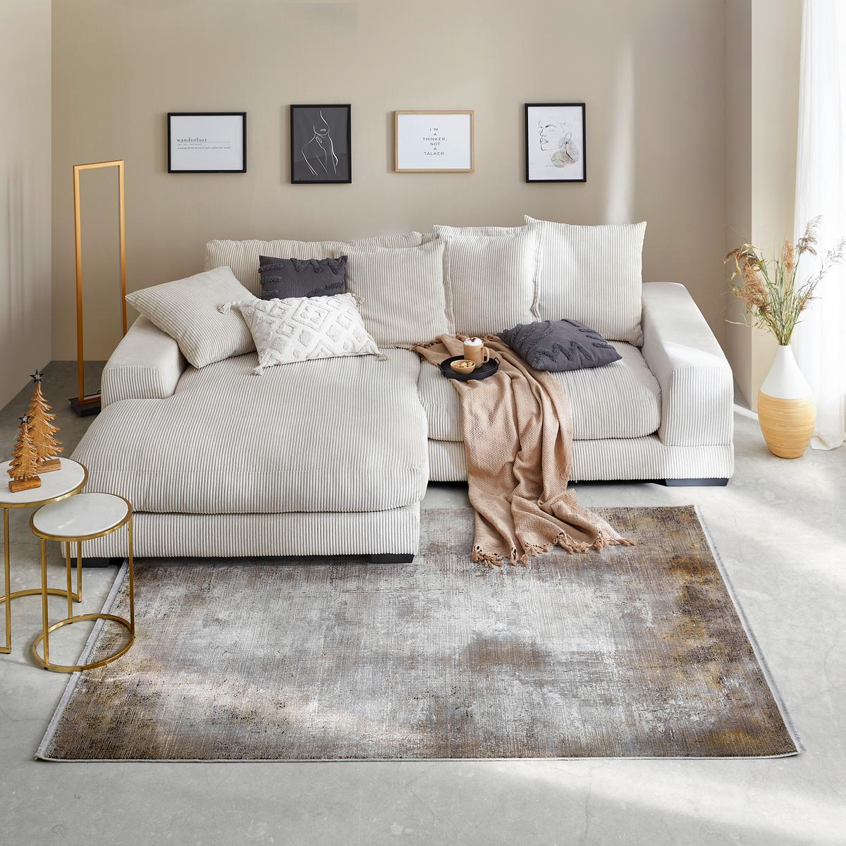 PŘEHOZ NA POSTEL Frieda, 130/180cm, béžová - béžová, Lifestyle, textil (130/180cm) - Modern Living