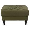 Hocker Cupido - Schwarz/Olivgrün, Design, Textil (82/44/82cm) - MID.YOU