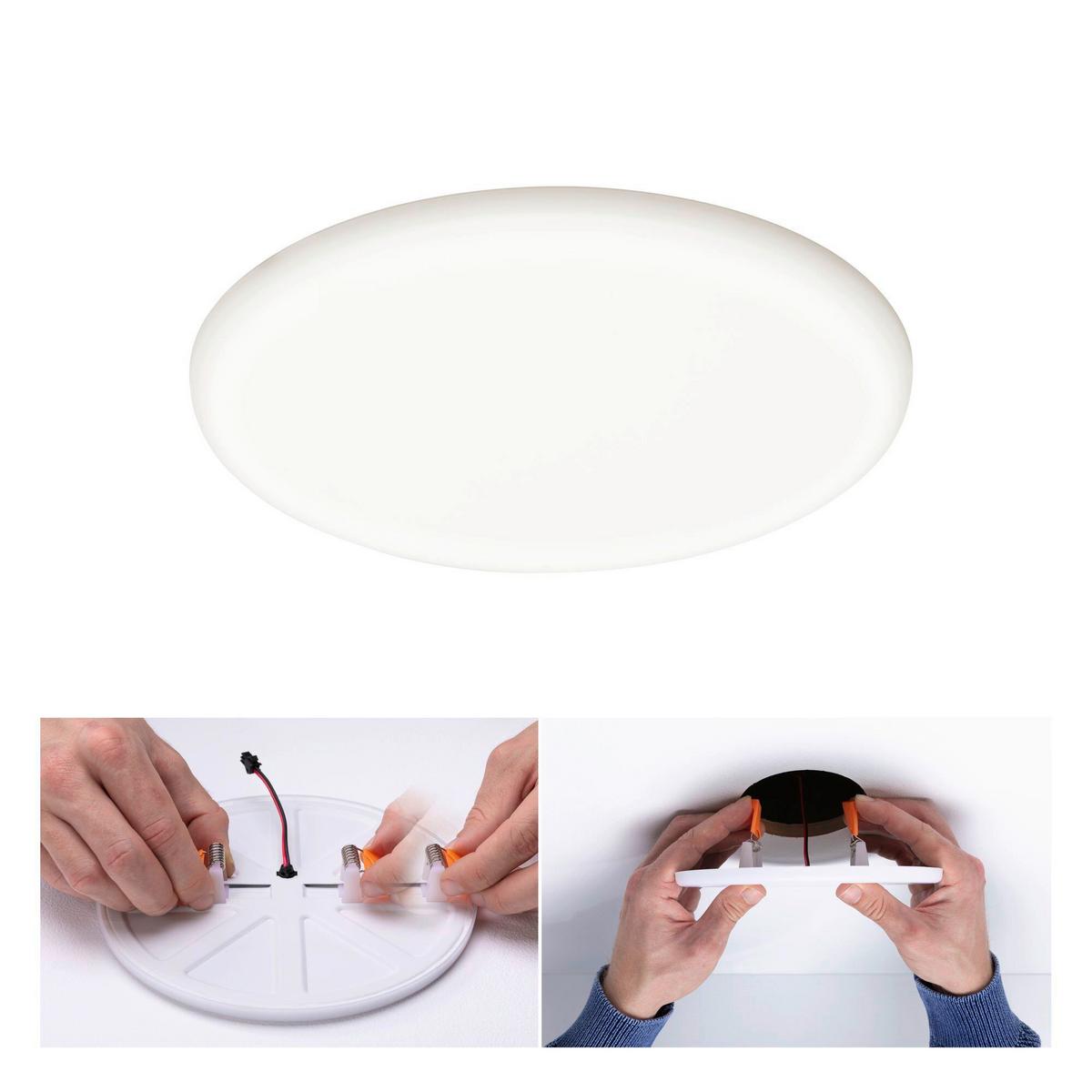 Led-paneel Ø 21,5 Cm Dimmbar - Basics, Kunststoff (21,5/1cm) - Paulmann