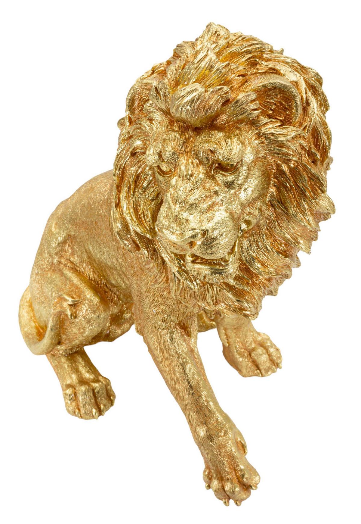 Skulptur Kunststoff, Gold - Basics, Kunststoff (45/55/29cm)