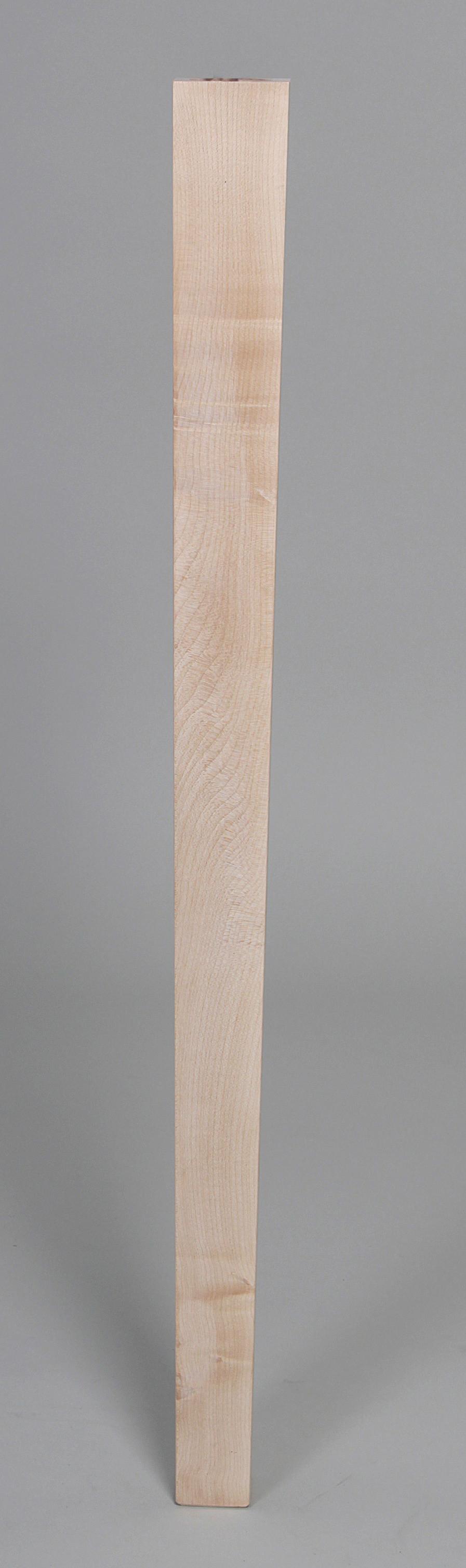 Möbelfuß H: 73 cm Ahorn - Ahornfarben, Basics, Holz (73cm)