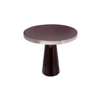Beistelltisch Art Deco Silberfarben/Beere - Beere/Silberfarben, Trend, Metall (51/51/47cm) - Kayoom