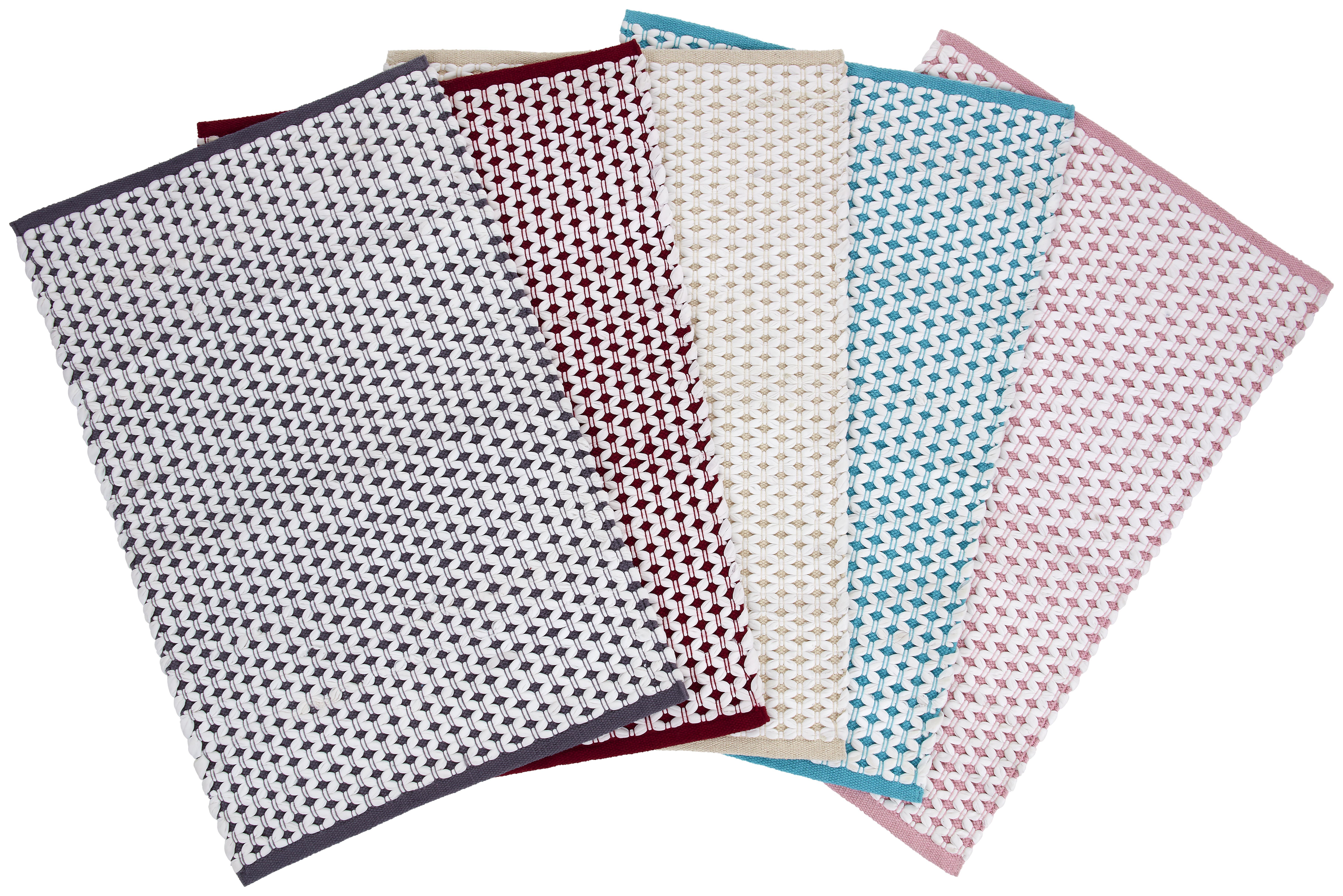 Ágyelő Anjessa - Natúr/Világoskék, modern, Textil (60/90cm) - Ombra