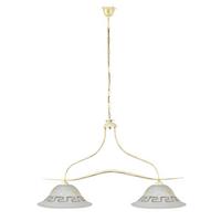 Hängeleuchte Corinne Weiß L: 85 cm - Weiß, KONVENTIONELL, Metall (85/30/110cm)