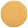 Sitzkissen Campino Honig ⌀ 38 cm Polyester - Honig, MODERN, Textil (38/2,5cm) - Luca Bessoni