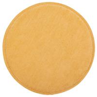 Sitzkissen Campino Honig ⌀ 38 cm Polyester - Honig, MODERN, Textil (38/2,5cm) - Luca Bessoni