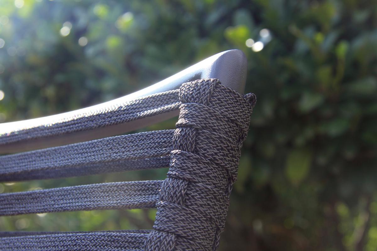 Gartensessel-Set 6-Tlg. Stapelbar New Jersey Metall - Dunkelgrau/Anthrazit, Basics, Holzwerkstoff/Kunststoff (61/57/86cm) - Acamp