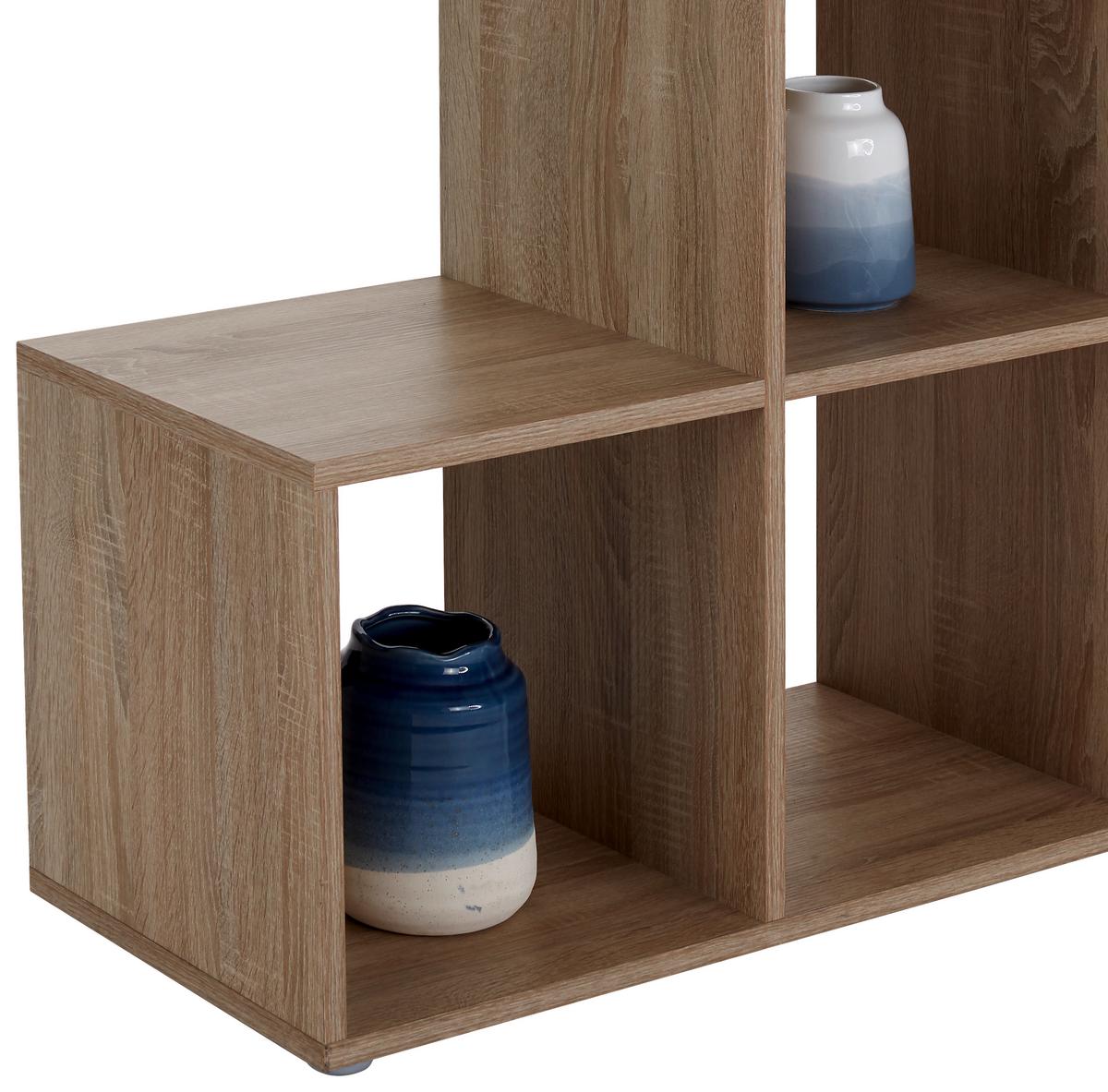 DĚLICÍ STĚNA PISA 3 -BP- - barvy dubu, Moderní (112/114/35cm)