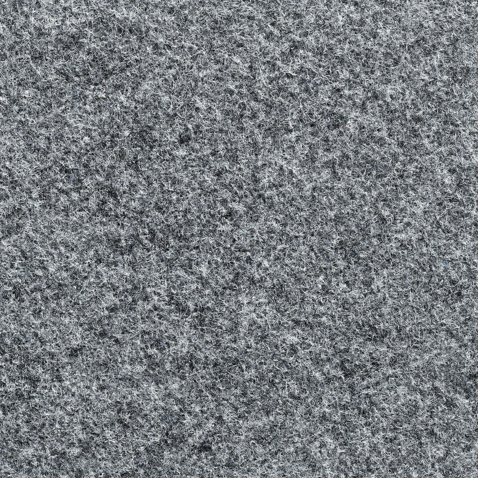 Teppichfliese Graublau Merlin 50x50 Cm Florhöhe 5,5 Mm - Graublau, Basics, Textil (50/50cm)