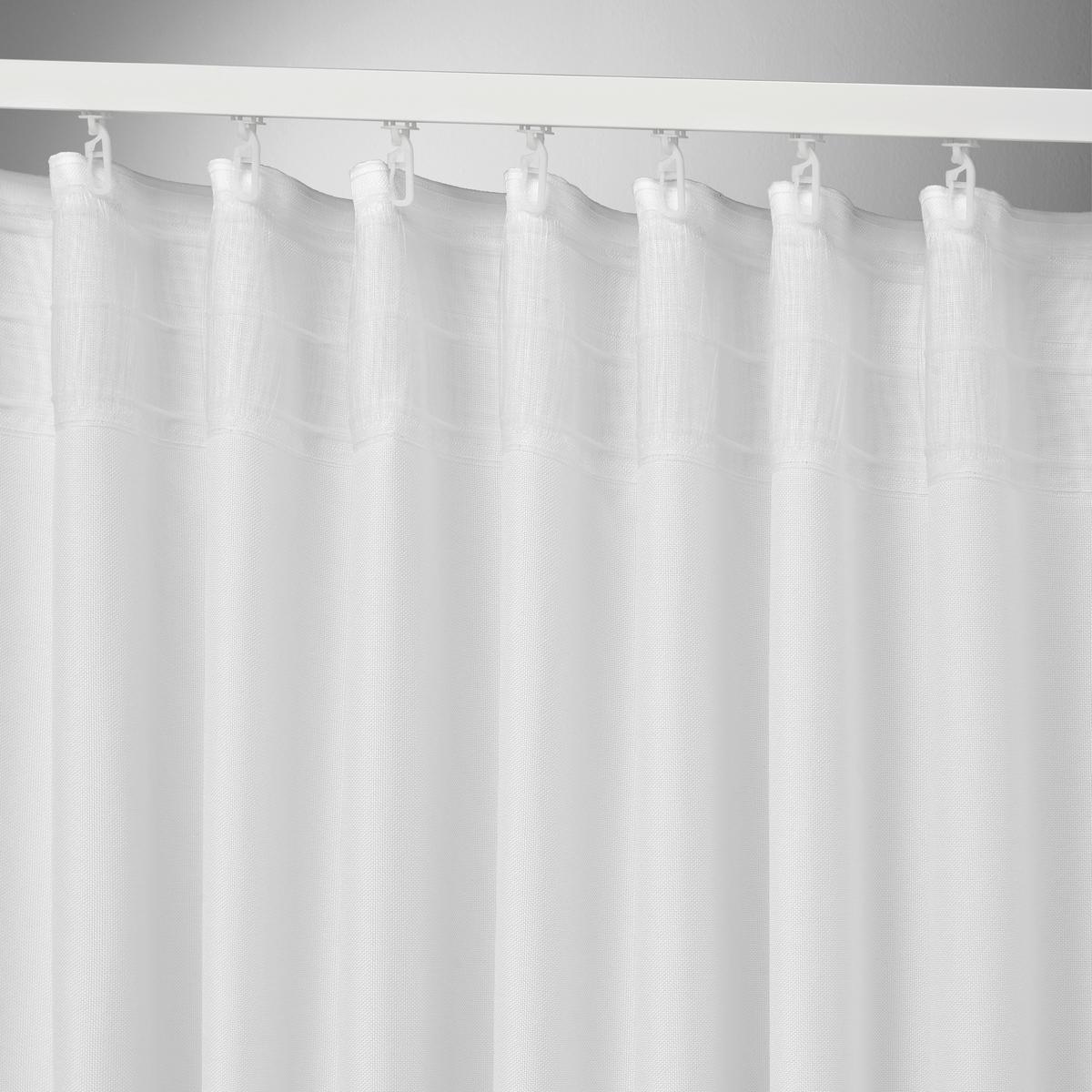 HOTOVÝ ZÁVĚS ULRICH -EXT- -TOP- - bílá, textil (135/245cm) - Modern Living