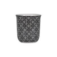 Hrnček na kávu SHIVA - čierna/biela, Lifestyle, keramika (8,4/9,2cm) - Mömax
