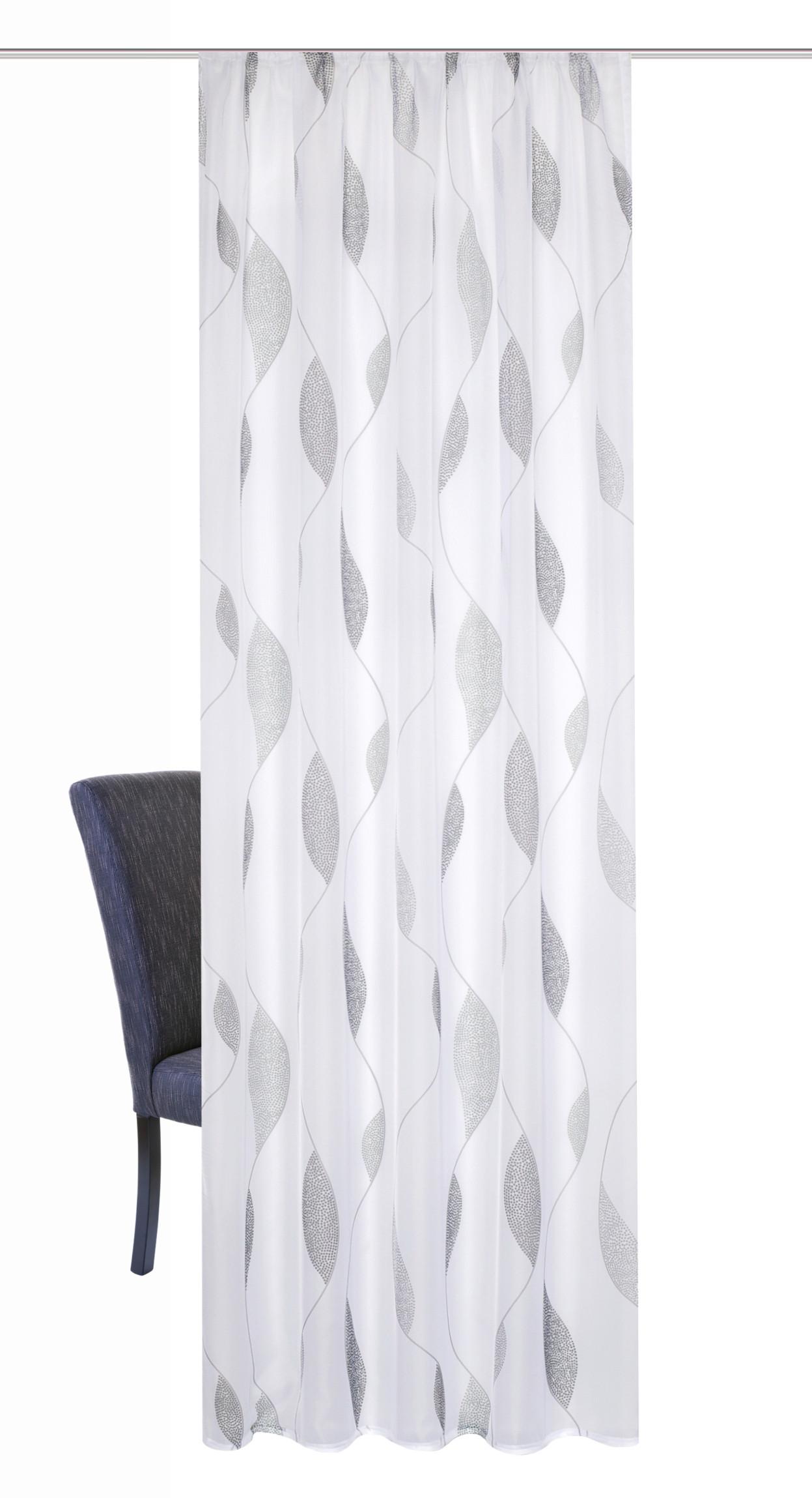 HOTOVÝ ZÁVES PAOLO - sivohnedá/sivá, Konventionell, textil (140/225cm) - Schmidt W. Gmbh