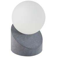 LED-Tischleuchte 503001486x Alisa - Dunkelgrau/Weiß, Design, Glas/Metall (10/16cm) - Novel