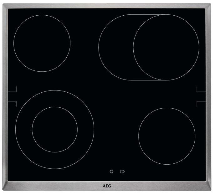 Herdset Ah32b - Schwarz, Basics (59,4/59,4/56,8cm) - AEG