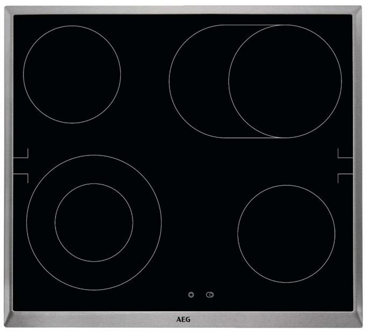 Herdset Ah32b - Schwarz, Basics (59,4/59,4/56,8cm) - AEG
