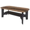 Couchtisch Jonny Graphitfarben/alteiche Dekor - Alteiche/Graphitfarben, KONVENTIONELL, Holzwerkstoff (110/55/42,5cm) - MID.YOU