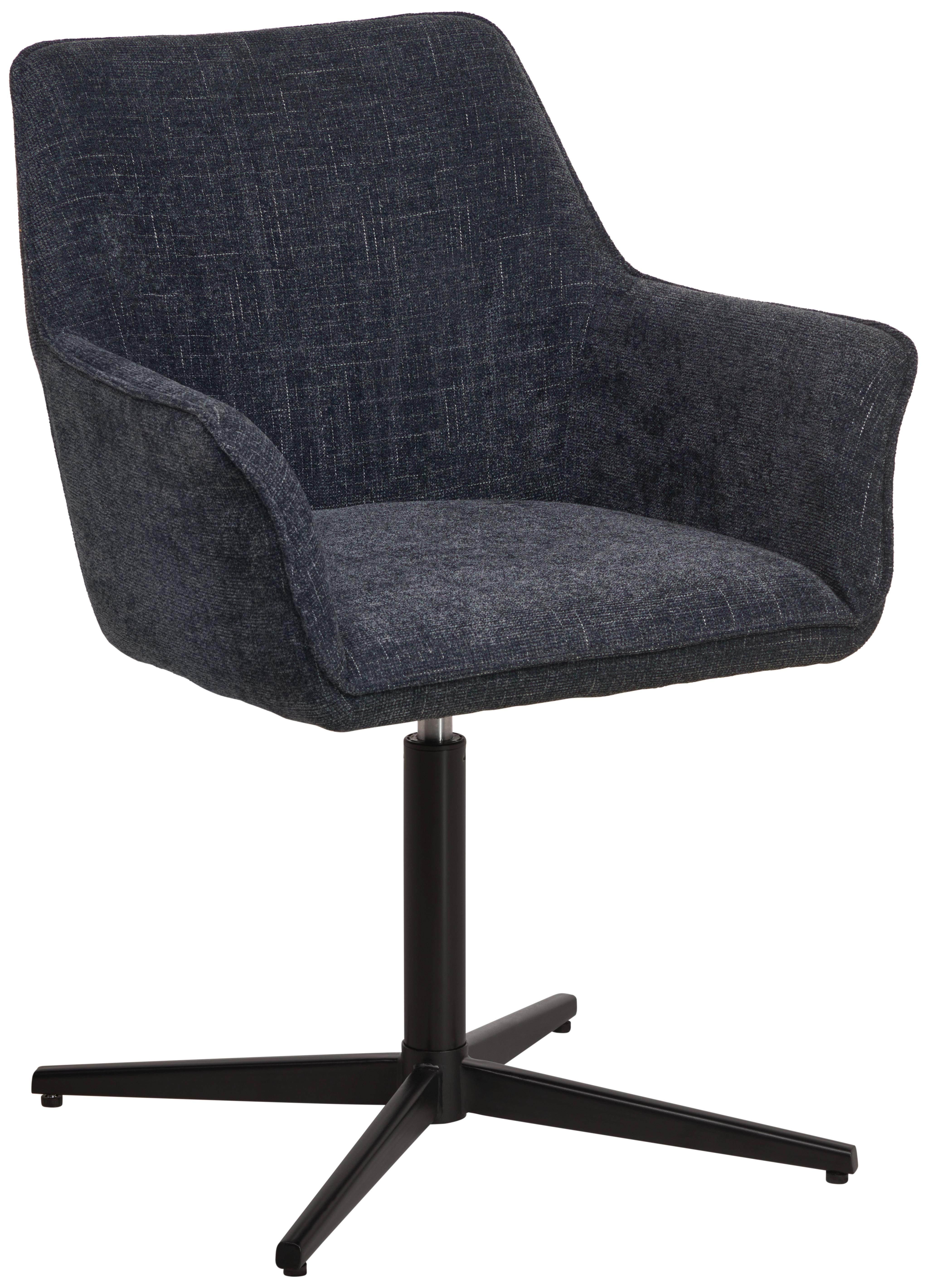 Armlehnstuhl Pat Blau/sitzfl. 360° Drehbar