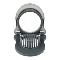 Krájač na vajíčka KIKI - farba ušľachtilej ocele/tmavosivá, Konventionell, kov/plast (11/10/3cm) - Mömax