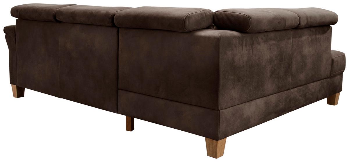 Ecksofa Arngast mokka, 245x194 cm - Eichefarben/Beige, KONVENTIONELL, Textil (245/194cm) - Sit & More