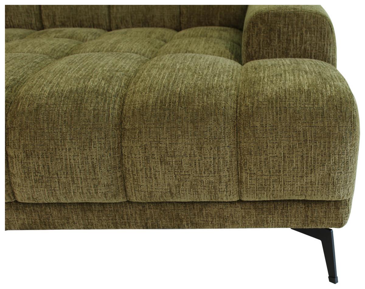Rohová sedačka LAYA, ľavá, olivovozelená ženilka KANSAS - olivovozelená, Modern, textil (155/250cm) - Premium Living